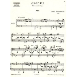 Hasselmans Alphonse - Gnomes Op.49 pour la harpe (Durand)