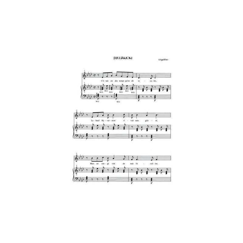 Myrdhin - Riwanon (harpe celte ou piano et chant ou fl