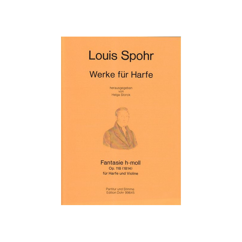 Spohr Louis - Fantasie h-moll (Harfe und Violine)