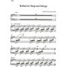 Rautavaara Einojuhani - Ballad for Harp and Strings (Harpe, 2 violons, Alto, violoncelle et contrebasse) Solo part