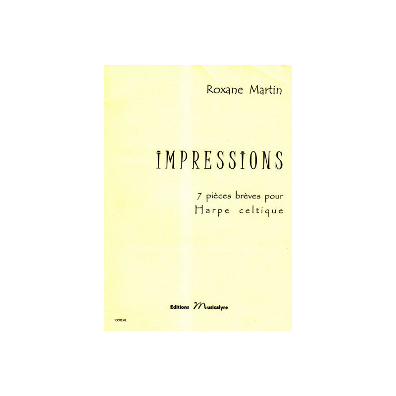 Martin Roxane - Impressions <br> 7 pi