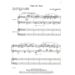 Debussy Claude - Salzedo Carlos - Clair de lune (2 harpes)