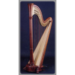 Harpe Aoyama - Orpheus - 46 cordes table droite finition : noyer