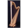 Harpe Aoyama - Orpheus - 47 cordes table large finition : naturel