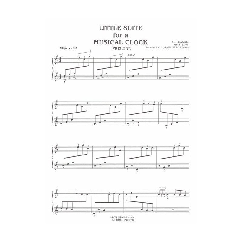 Haendel Georg Friedrich - Two little suites for a musical clock