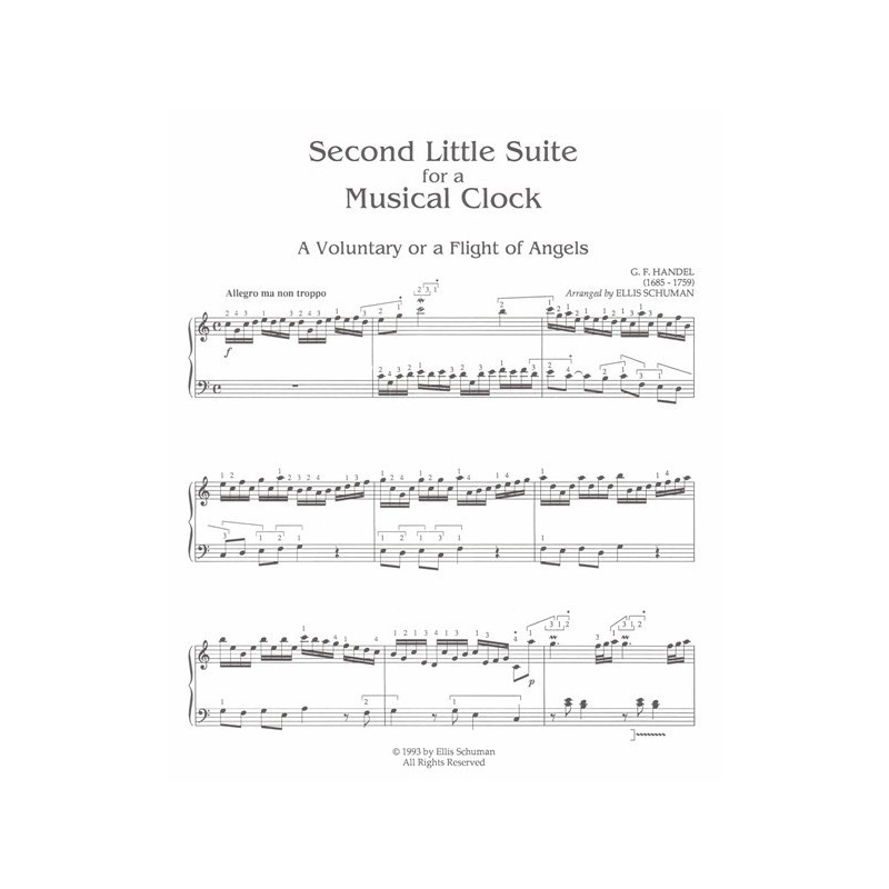 Haendel Georg Friedrich - Two little suites for a musical clock
