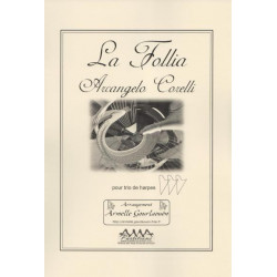 Corelli Arcangello - La Follia (trio de harpes)