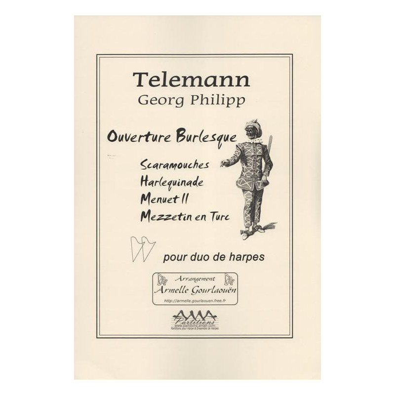 Telemann Georg Philipp - Ouverture Burlesque (2 harpes)