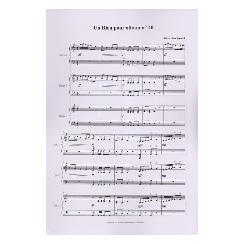 Rossini Gioachino - Un Rien n