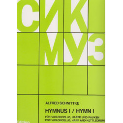 Schnittke Alfred - Hymnus I / Hymn I (violoncelle, harpe, timbales)