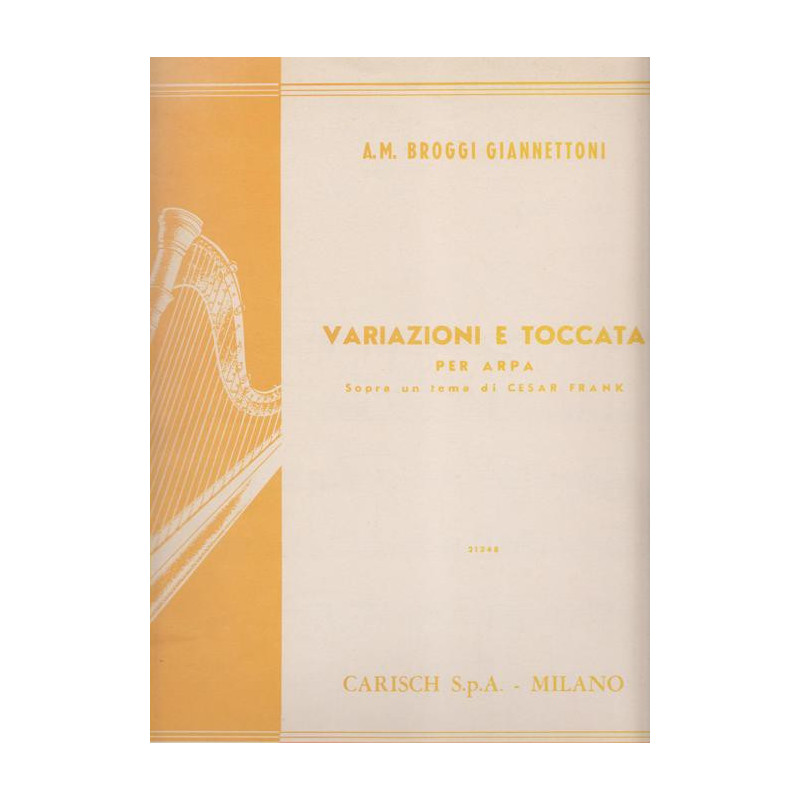 Broggi Giannettoni A.M. - Variations et toccata
