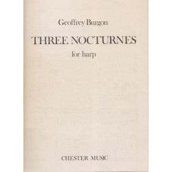 Burgon Geoffrey - 3 Nocturnes for harp