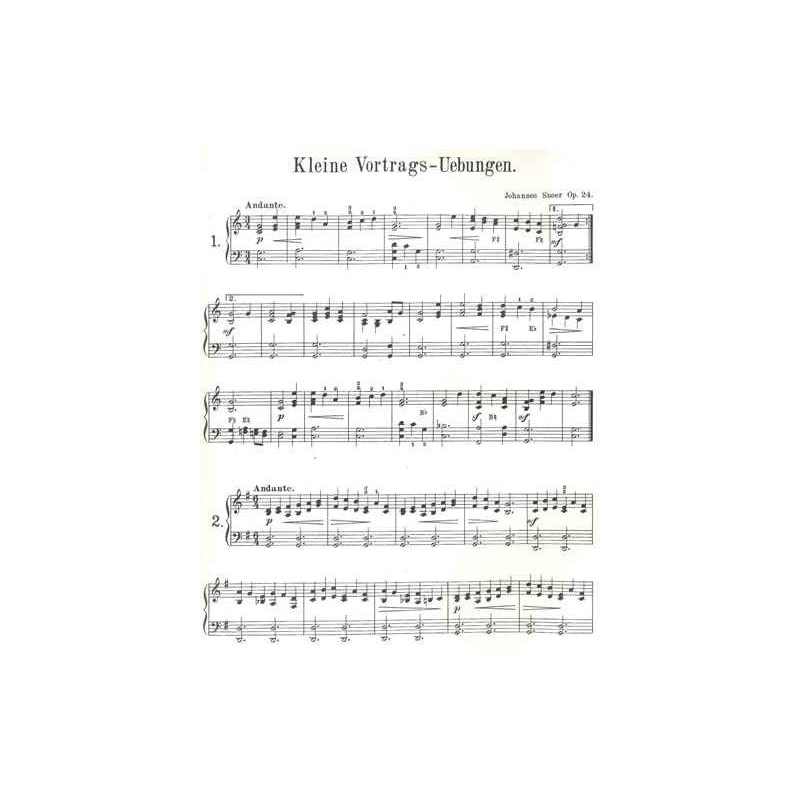 Snoer Johannes - Kleine Vortrags-Uebungen f