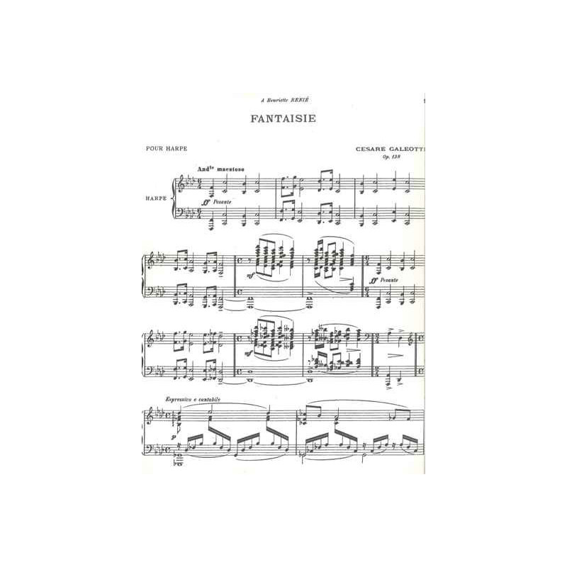Galeotti Cesare - Fantaisie pour harpe Op. 138