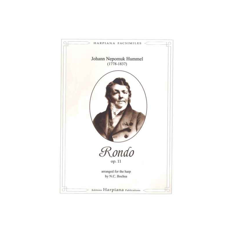 Hummel Johann Nepomuk - Rondo Op.11 for harp