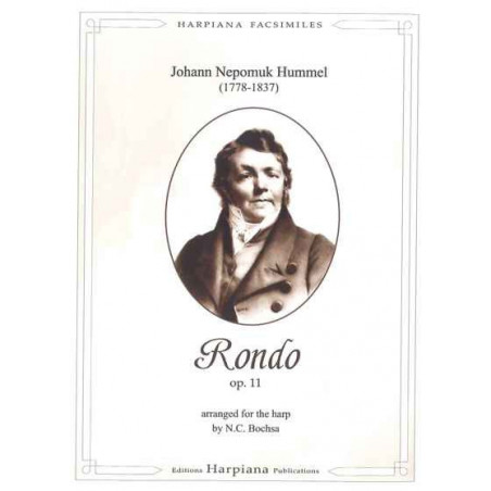 Hummel Johann Nepomuk - Rondo Op.11 for harp