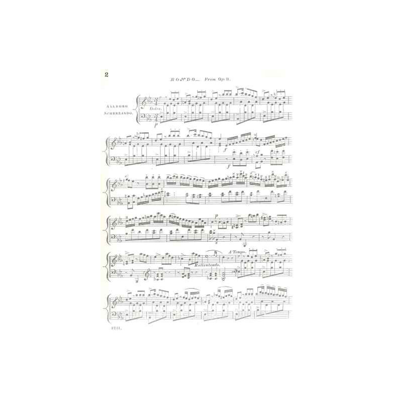 Hummel Johann Nepomuk - Rondo Op.11 for harp