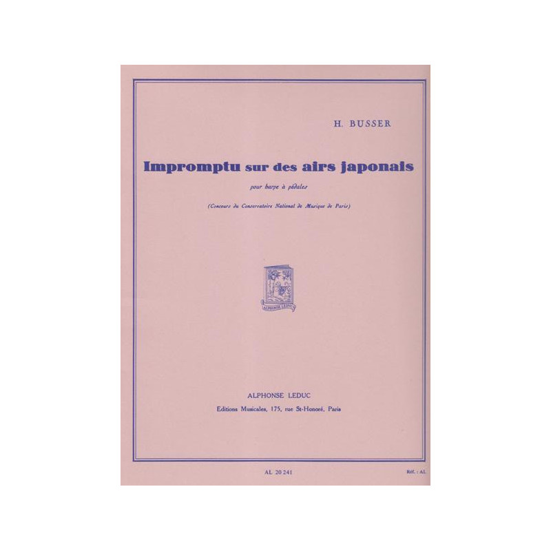 Busser Henri - Impromptu sur des airs japonais