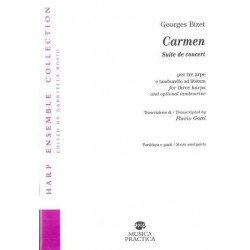 Bizet Georges - Carmen - suite de concert - per tre arpe