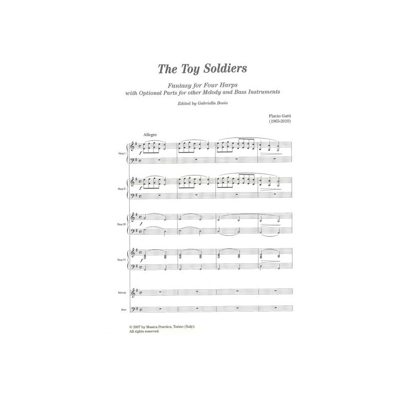 Gatti Flavio - The Toy Soldiers (fantasy for four harps)