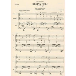 Bonis Mel - Regina coeli (deux voix et harpe)