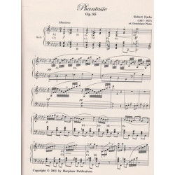 Fuchs Robert - Fantasie Op. 85 for the harp