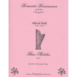 Holy Alfred - Trhee Sketches Op. 25 for harp