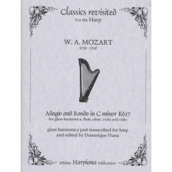 Mozart Wolfgand Amadeus - Adagio and Rondo in C minor K617 (harpe solo)