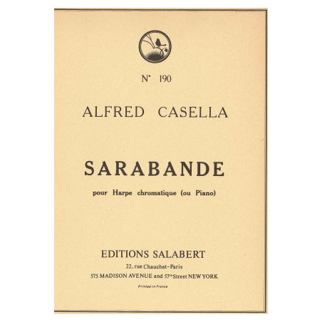 Casella Alfred - Sarabande