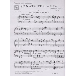 Casella Alfred - Sonata per arpa - Sonate pour harpe