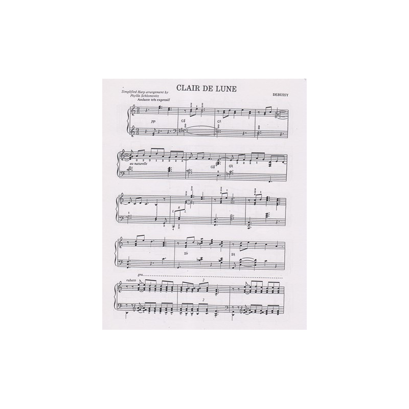 Debussy Claude - Schlomovitz - Clair de lune