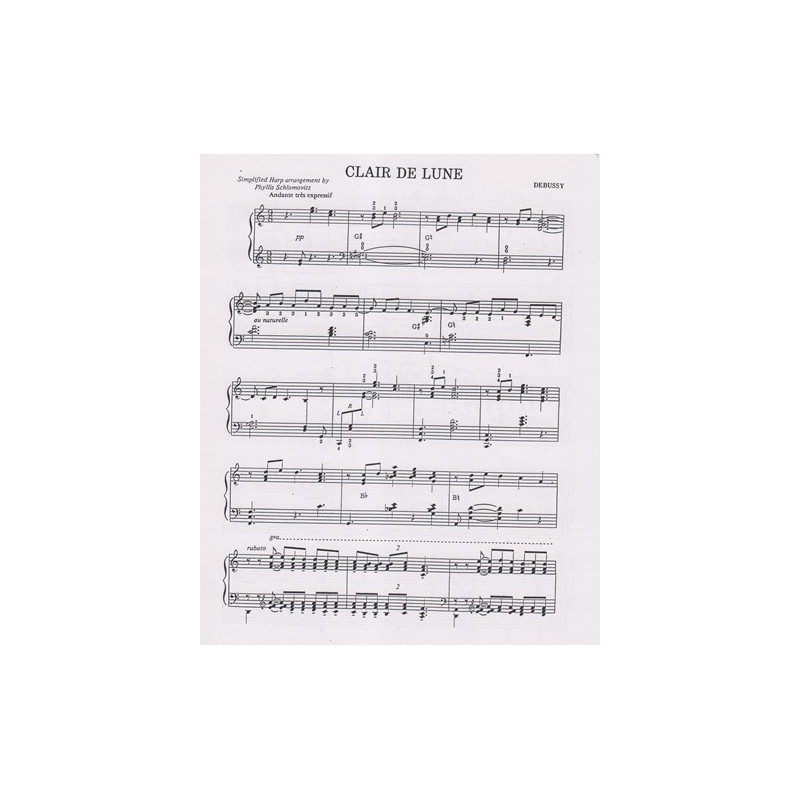 Debussy Claude - Schlomovitz - Clair de lune