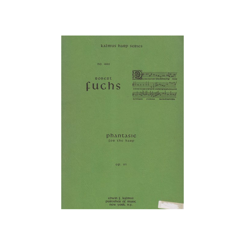 Fuchs Robert - Phantasie for the harp Op. 85