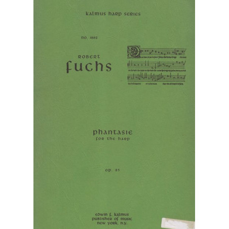 Fuchs Robert - Phantasie for the harp Op. 85