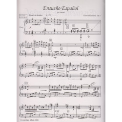 Galliard Kieron - En sueño español para arpa