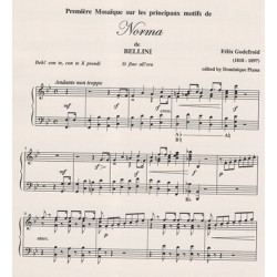 Godefroid Felix - 2 Mosaïques (Vol. 1) pour la harpe sur Norma de Bellini