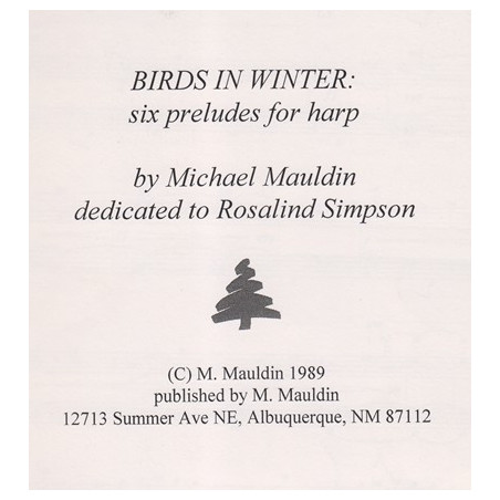 Mauldin Michael - Birds in winter