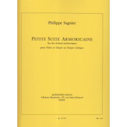 Sagnier Philippe - Petite suite (flûte & harpe ou harpe celtique)