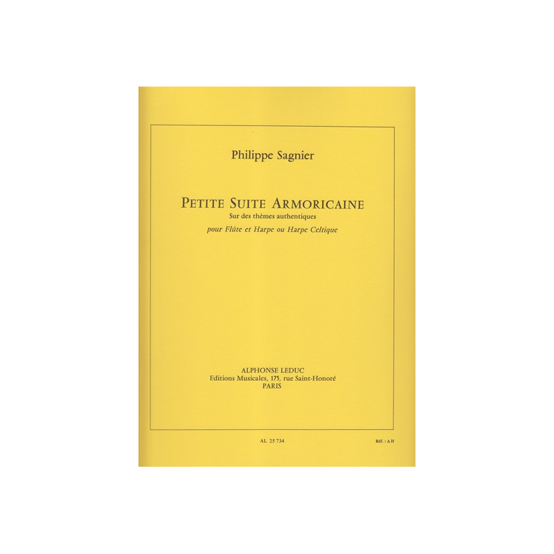 Sagnier Philippe - Petite suite (flûte & harpe ou harpe celtique)