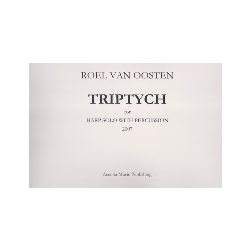 Oosten Roel van - Triptych (harp & percussion)