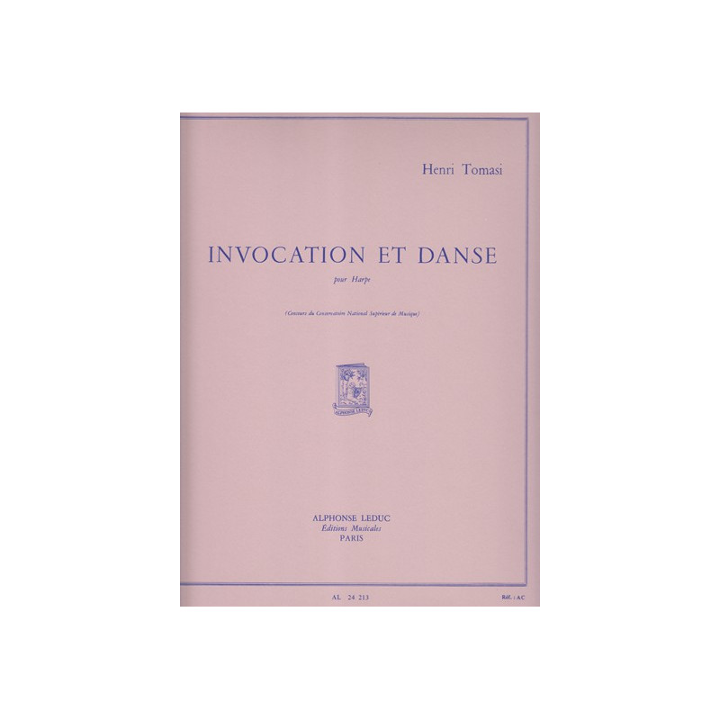 Tomasi Henri - Invocation & danse (harpe seule)