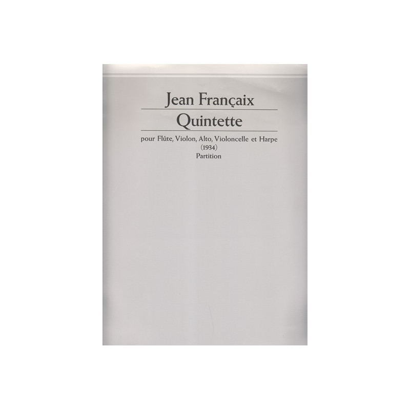 Françaix Jean - Quintette (conducteur)