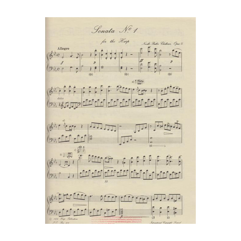Challoner Neville Butler - Sonata N