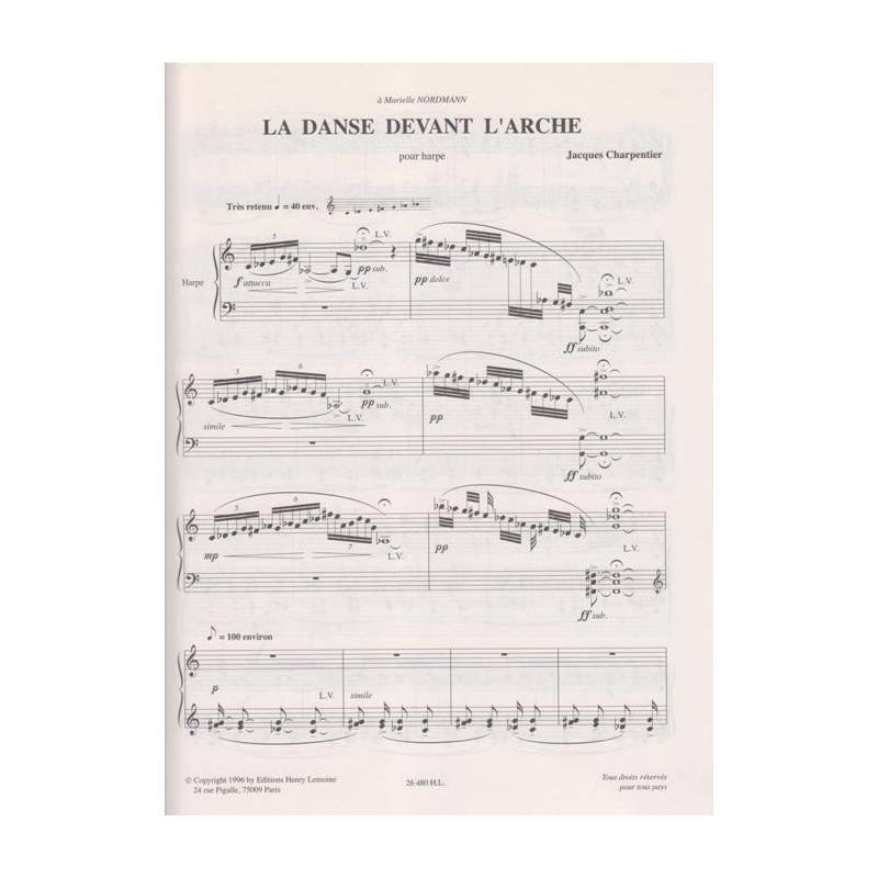 Charpentier J. - La danse devant l'arche
