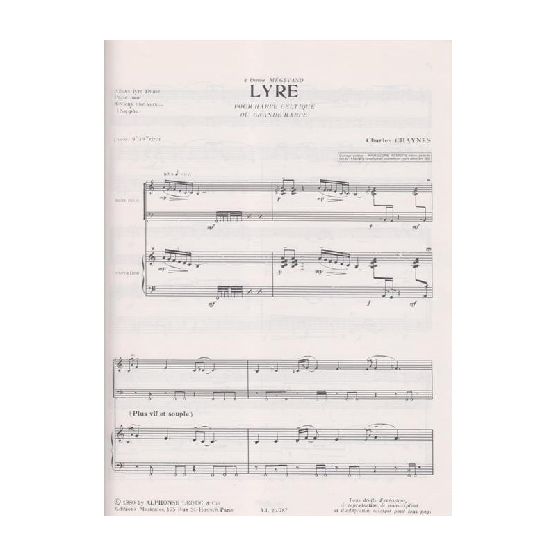 Chaynes Charles - Lyre