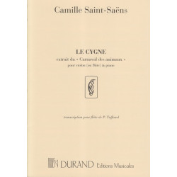 Saint Saëns Camille - Le cygne (flûte ou violon & harpe)