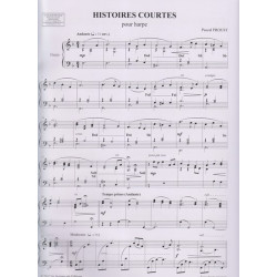 Proust Pascal - Histoires courtes pour harpe