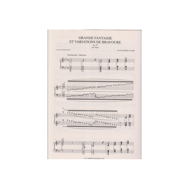 Parish Alvars Elias - Grande Fantaisie & variation de bravoure Op. 57