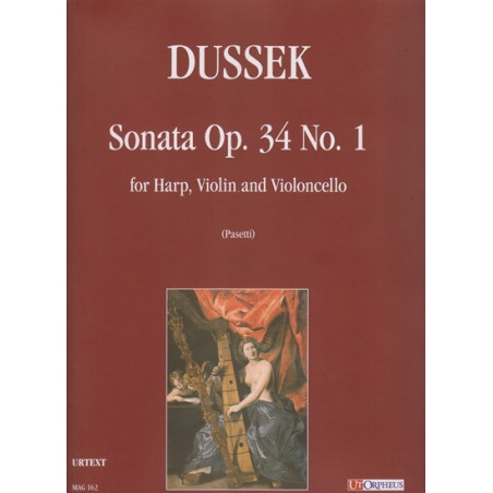Dussek Jan Ladislav - Sonata Op.34 N°1 (for harp, violin an violoncello)