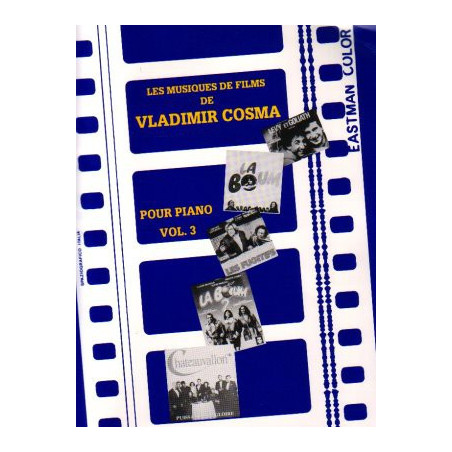 Cosma Vladimir - Les musiques de film vol. 3 (piano)